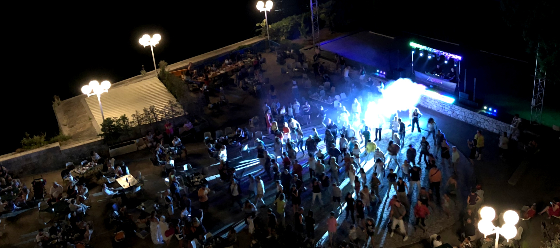 Soirée publique en extérieur